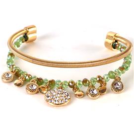 Semi Stones Charms Bracelet