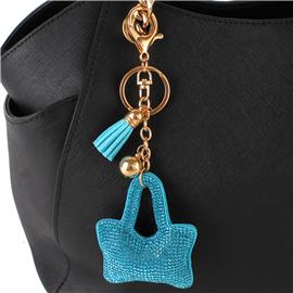 Rhinestones Purses Key Chain