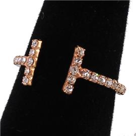 Rhinestone Bar Ring