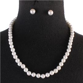 Pearl Necklace Set