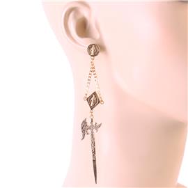 Metal Long Earring