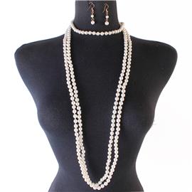 Pearl Long Necklace