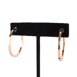 "".30" Metal Clip-Hoop Earring "