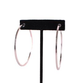 "".60" Metal Clip-Hoop Earring "