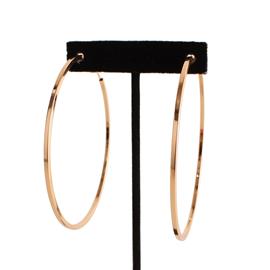 "".80" Metal Clip-Hoop Earring "