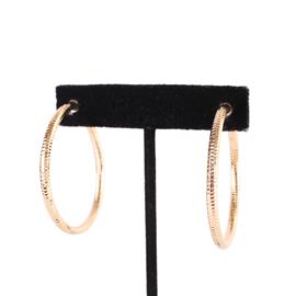 "".45" Metal Clip-Hoop Earring "