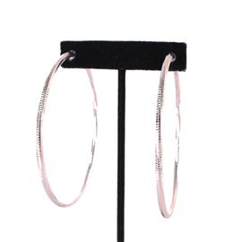 "".80" Metal Clip-Hoop Earring "