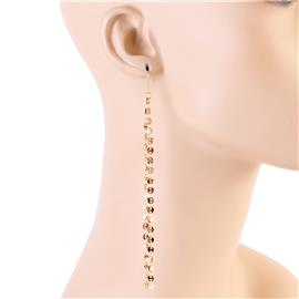 Metal Disk Link Earring