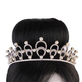 Pearl Crystal Stones Tiara