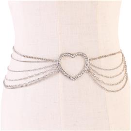 Multi-Chain Heart Belt