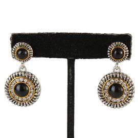 CZ Round Dangling Earring