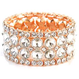 Crystal Round Stretch Bracelet