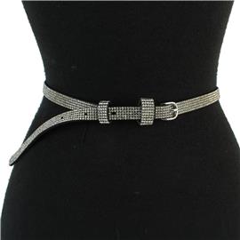 Rhinestones 5 Lines Belt