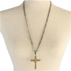 Stainless Steel Cross Necklace