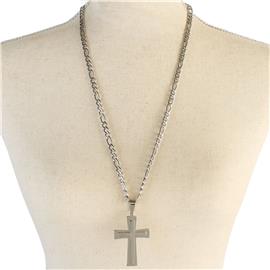 Stainless Steel Cross Necklace