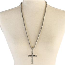 Stainless Steel Cross Necklace