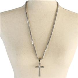 Stainless Steel Cross Necklace