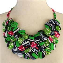 Fashion Round Bib Necklace