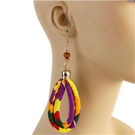 Tear Kente Earring