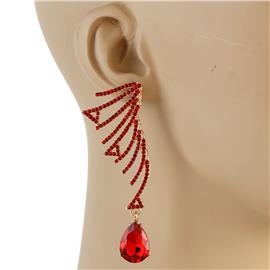 Crystal Teardrop Earring