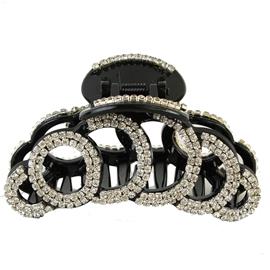 Rhinestones Round Shape Hair Claw