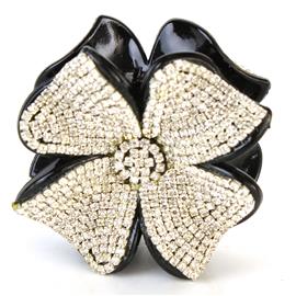 Rhinestones Acrylic Flower Hair Claw