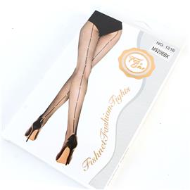 Rhinestone Fish Net Stocking