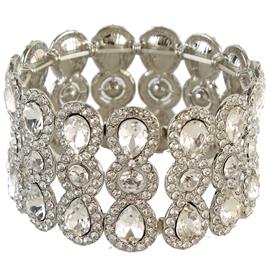 Crystal Round Stretch Bracelet