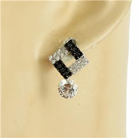 Cubic Zirconia Square Earrings