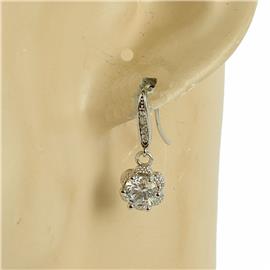 CZ Dangling Flower Earring