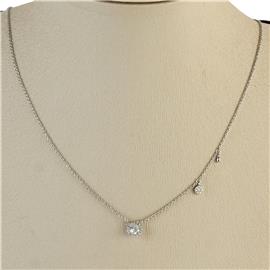 CZ Pendant Charms Necklace