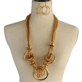 Fashion Metal Necklace Set