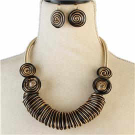 Fashion Metal Wire Necklace Set