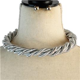 Fashion Cord Necklace Set