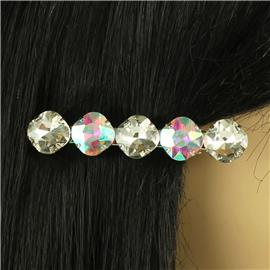 Crystal Round Hair Clip