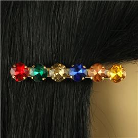 Crystal Round Hair Clip