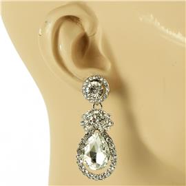 Crystal Teardrop Earring