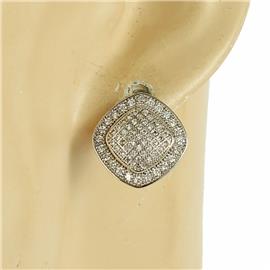 CZ Square Earring