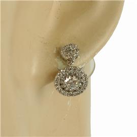 CZ Casting Round Earring