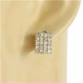 CZ Rectangle Earring