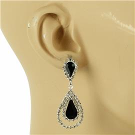 Rhinestones Teardrop Earring