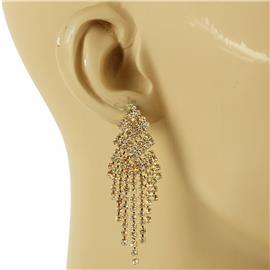 Rhinestones Fringeds Earring