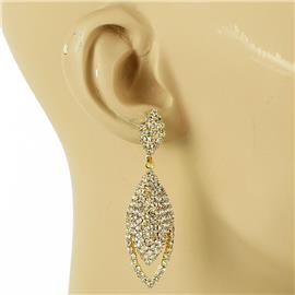 Rhinestones Dangling Earring