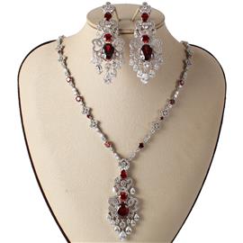 Cubic Zirconia Fancy Necklace Set