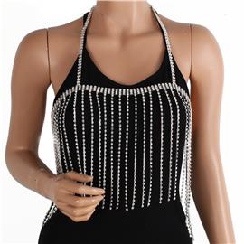 Rhinestones Fringeds Tops Body Chain