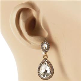 Crystal Teardrop Earring