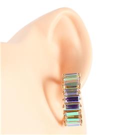 "0.80" CZ Hoop Earring"