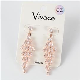 CZ Dangle Earring