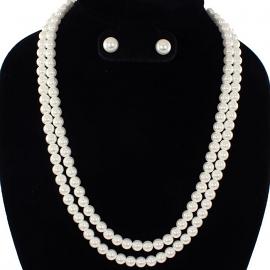 Pearl Necklace Set