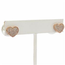 CZ Heart Peekaboo Earring